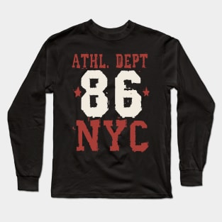 NEW YORK ATHLETIC DEPARTMENT BROOKLYN 86 Long Sleeve T-Shirt